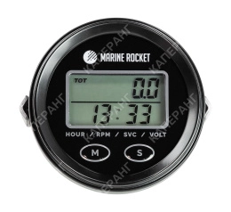 Тахометр универсальный со счетчиком моточасов, подсветкой и внешним питанием (THM102MR)